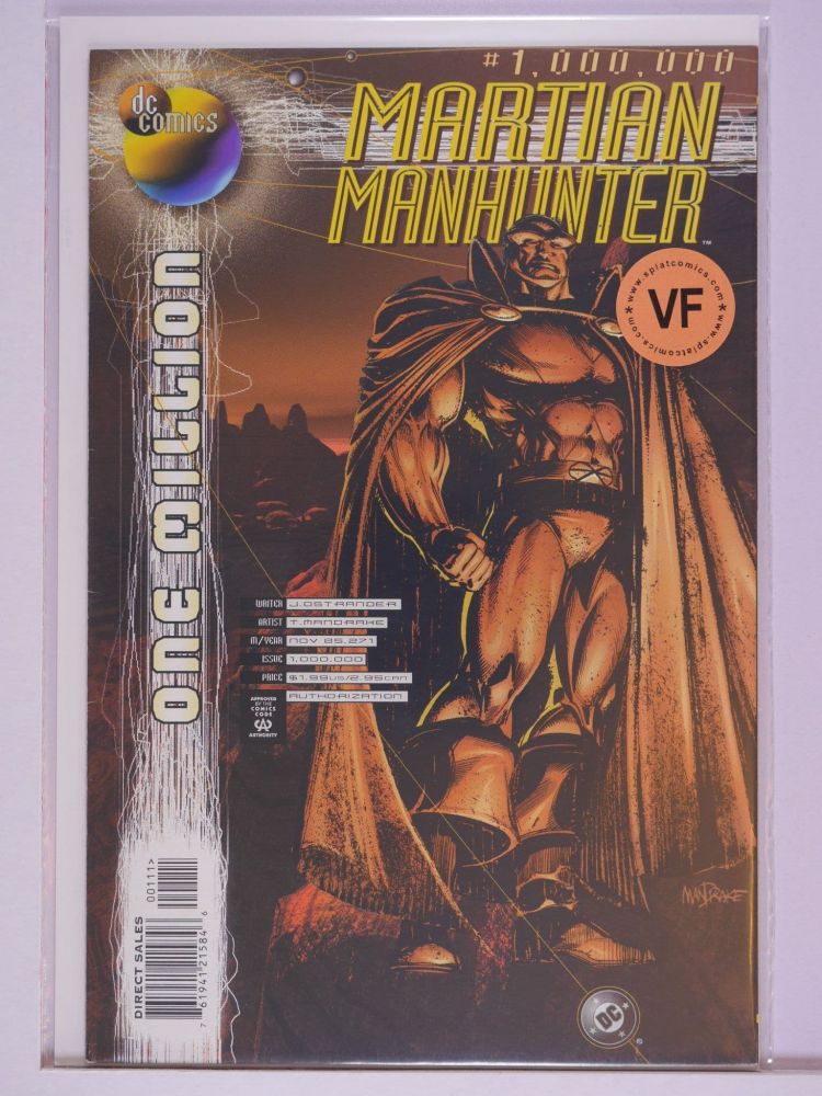 1000000 MARTIAN MANHUNTER (1998) Volume 1: # 0001 VF