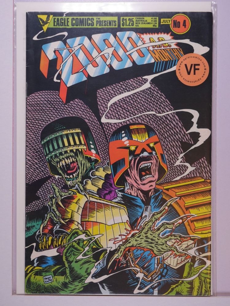 2000 AD MONTHLY / PRESENTS / SHOWCASE (1986) Volume 2: # 0004 VF ISSUES 1 TO 4 PUBLISHED BY EAGLE