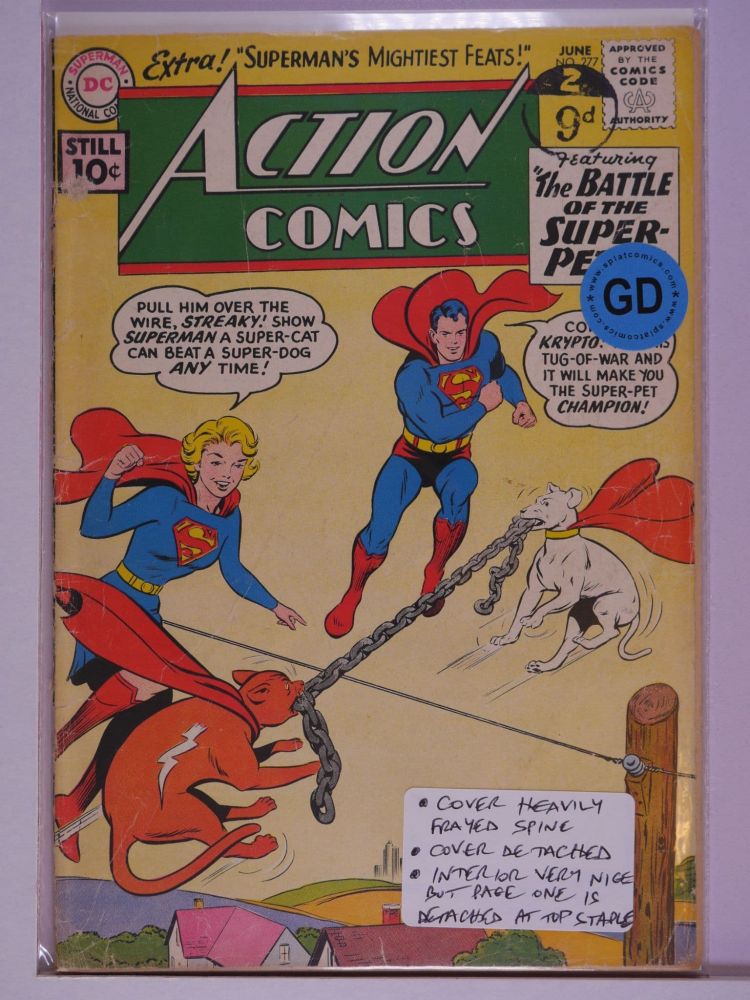 ACTION COMICS (1938) Volume 1: # 0277 GD