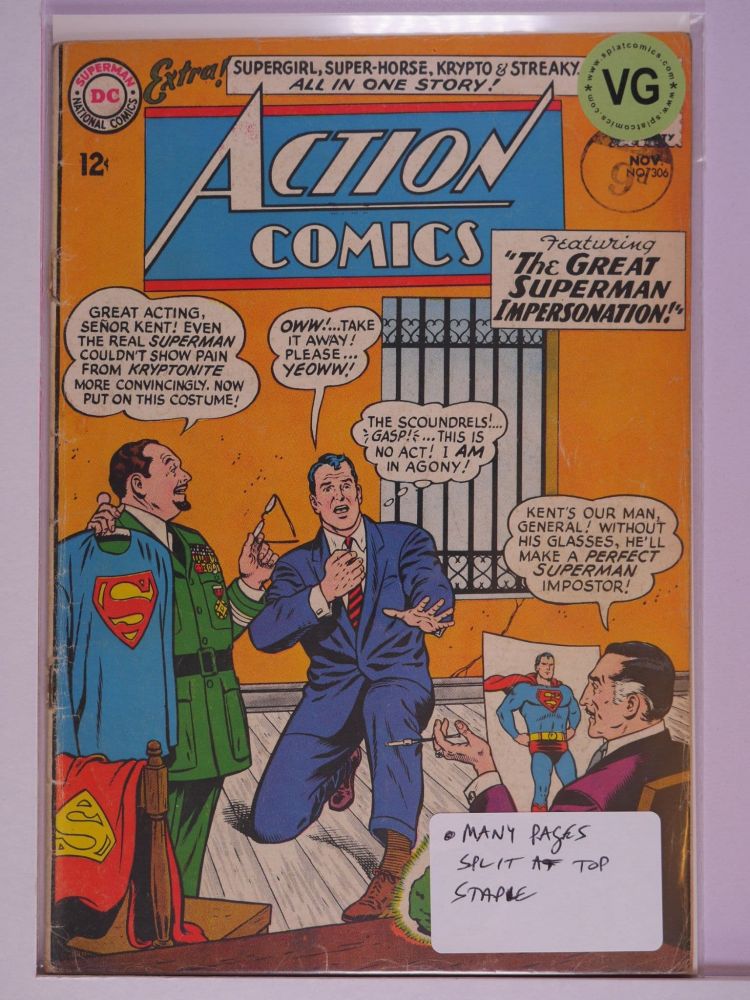 ACTION COMICS (1938) Volume 1: # 0306 VG