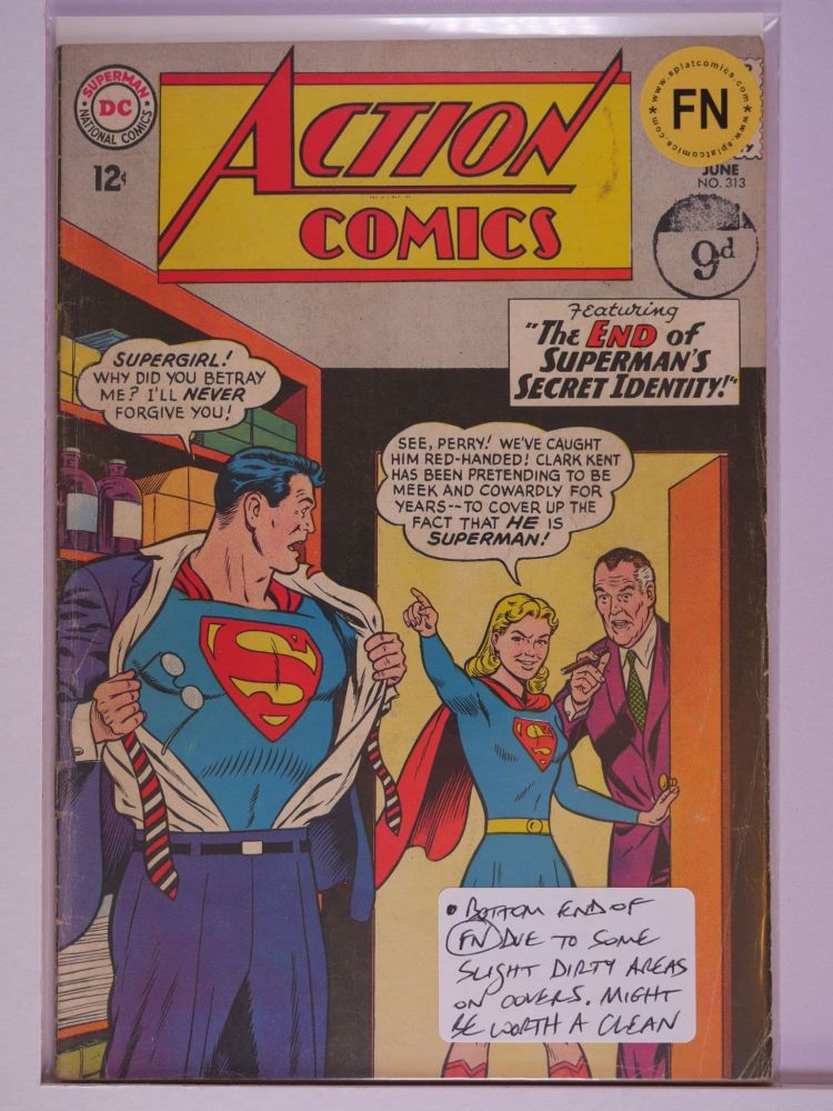 ACTION COMICS (1938) Volume 1: # 0313 FN