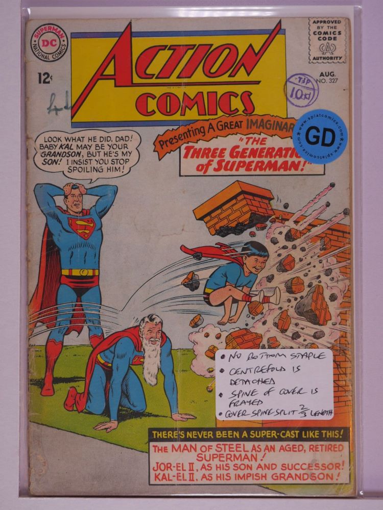 ACTION COMICS (1938) Volume 1: # 0327 GD