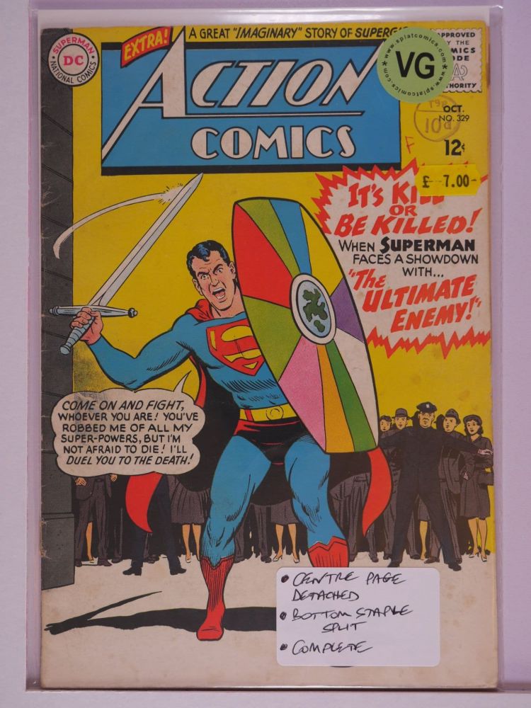 ACTION COMICS (1938) Volume 1: # 0329 VG