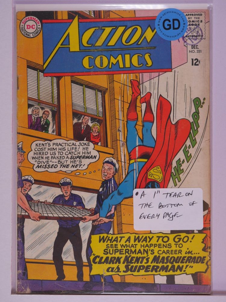 ACTION COMICS (1938) Volume 1: # 0331 GD
