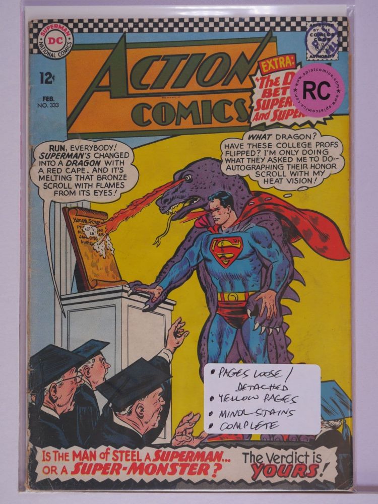 ACTION COMICS (1938) Volume 1: # 0333 RC