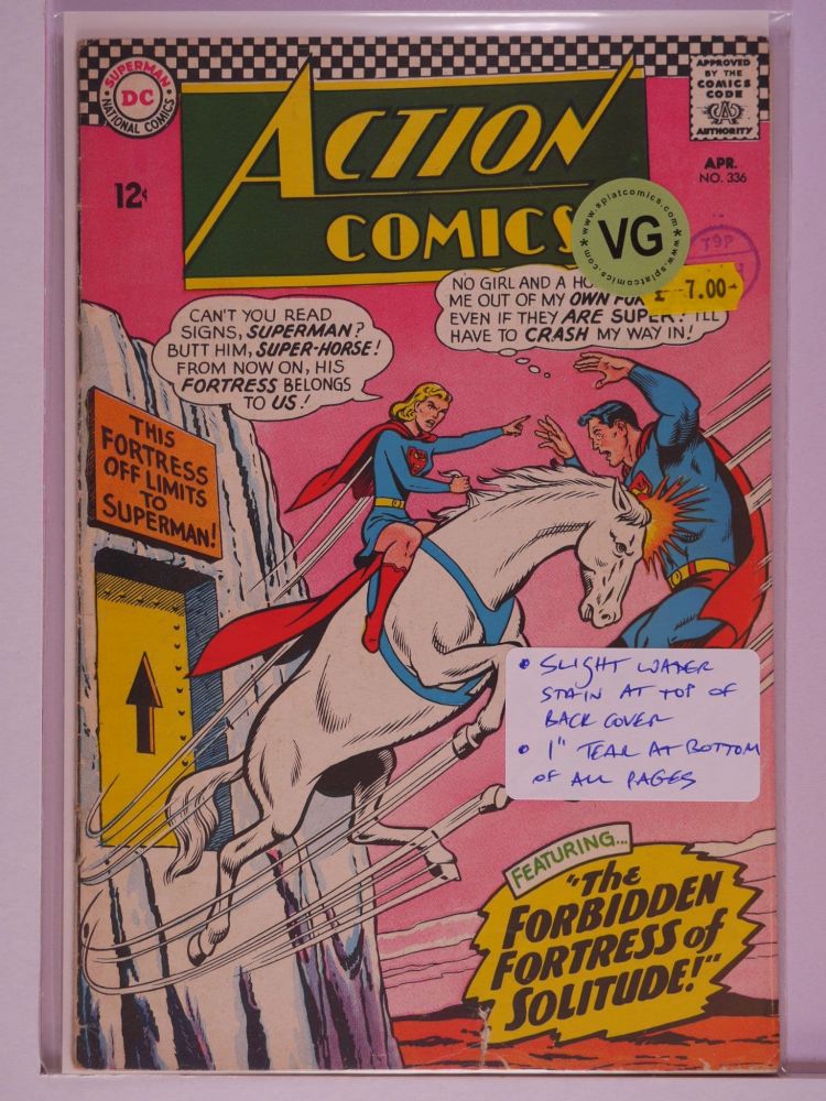 ACTION COMICS (1938) Volume 1: # 0336 VG