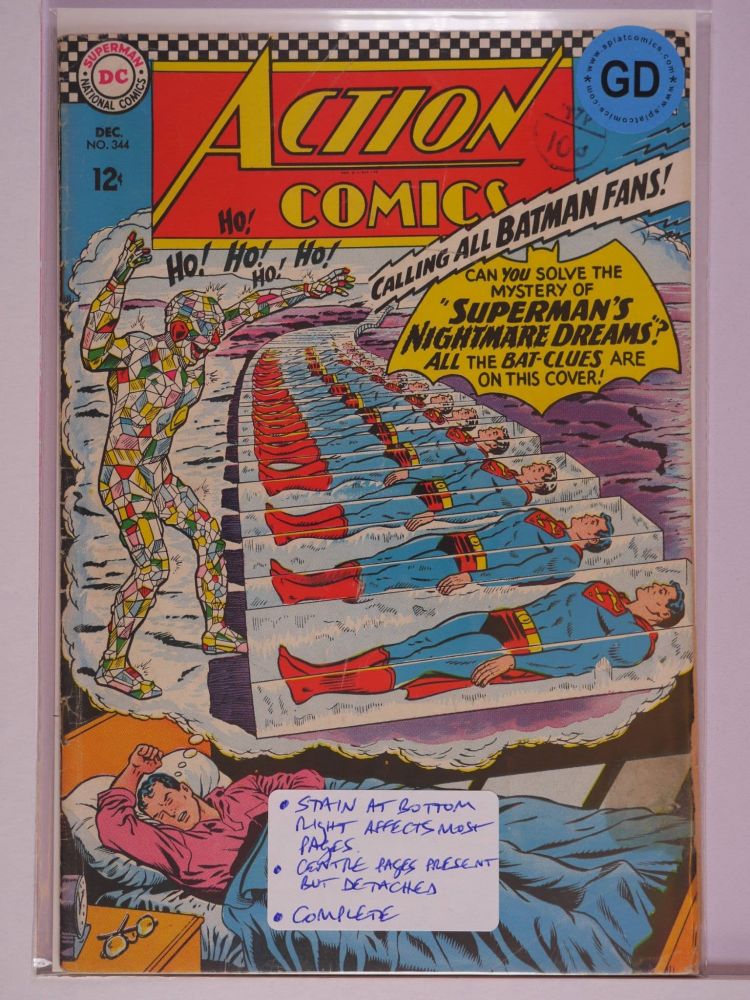 ACTION COMICS (1938) Volume 1: # 0344 GD