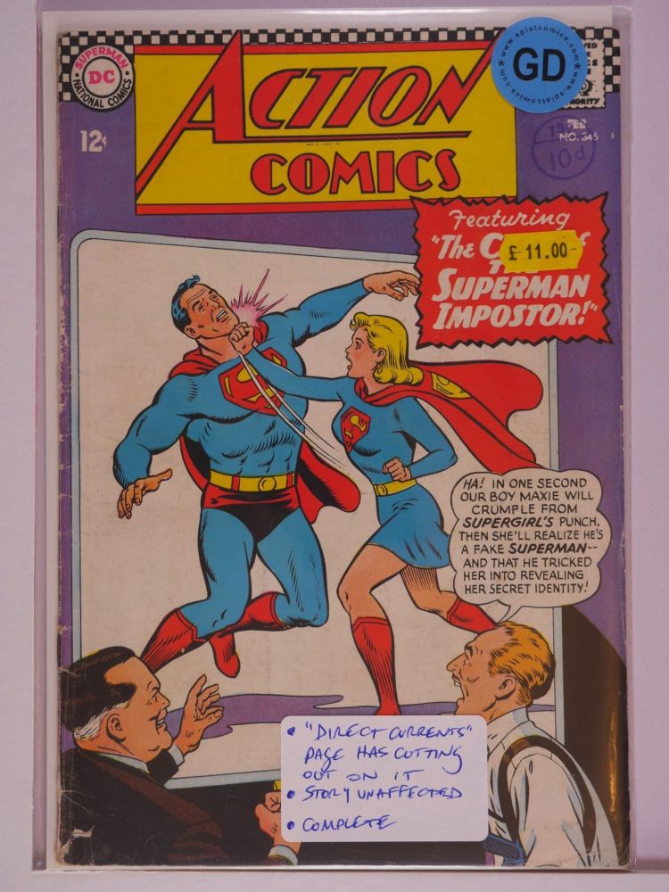 ACTION COMICS (1938) Volume 1: # 0346 GD
