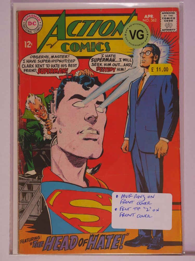 ACTION COMICS (1938) Volume 1: # 0362 VG