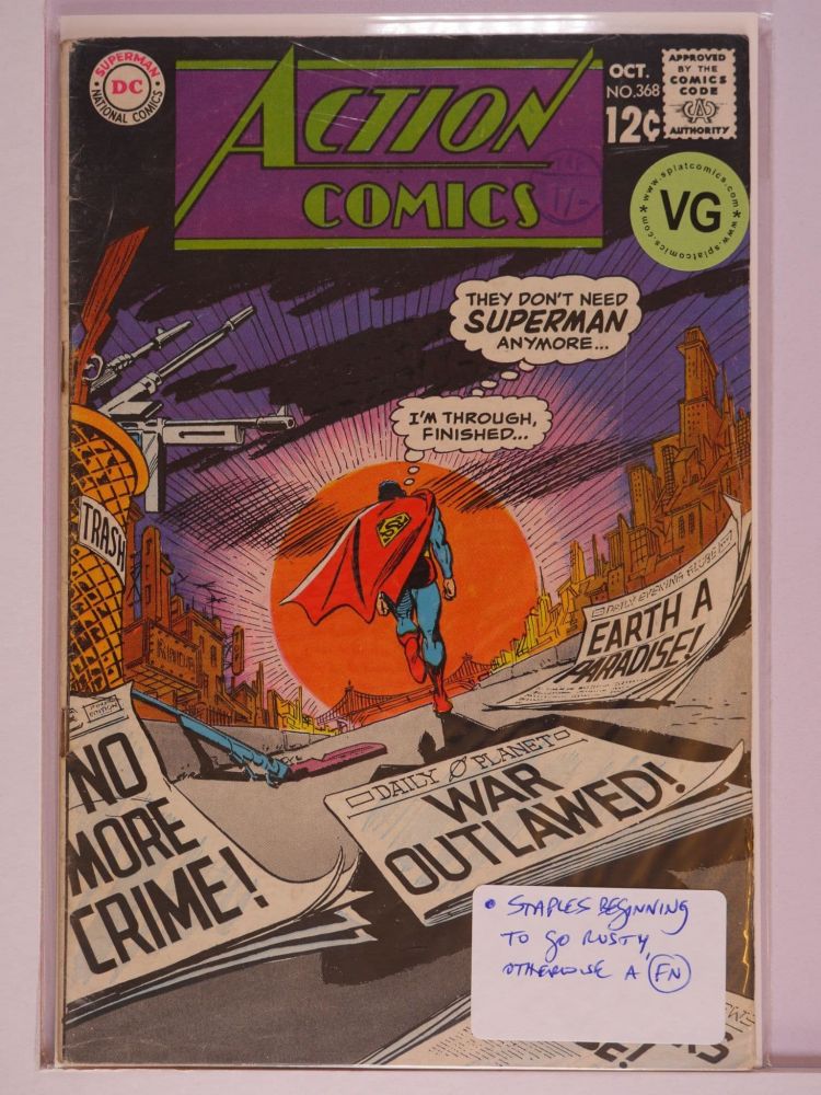 ACTION COMICS (1938) Volume 1: # 0368 VG