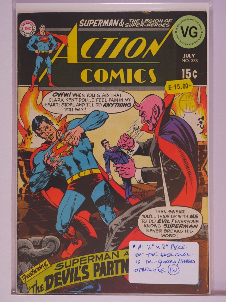 ACTION COMICS (1938) Volume 1: # 0378 VG