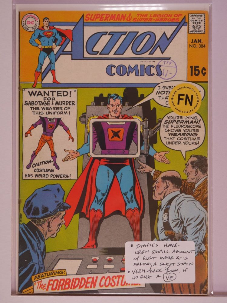 ACTION COMICS (1938) Volume 1: # 0384 FN
