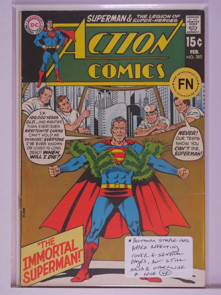 ACTION COMICS (1938) Volume 1: # 0385 FN