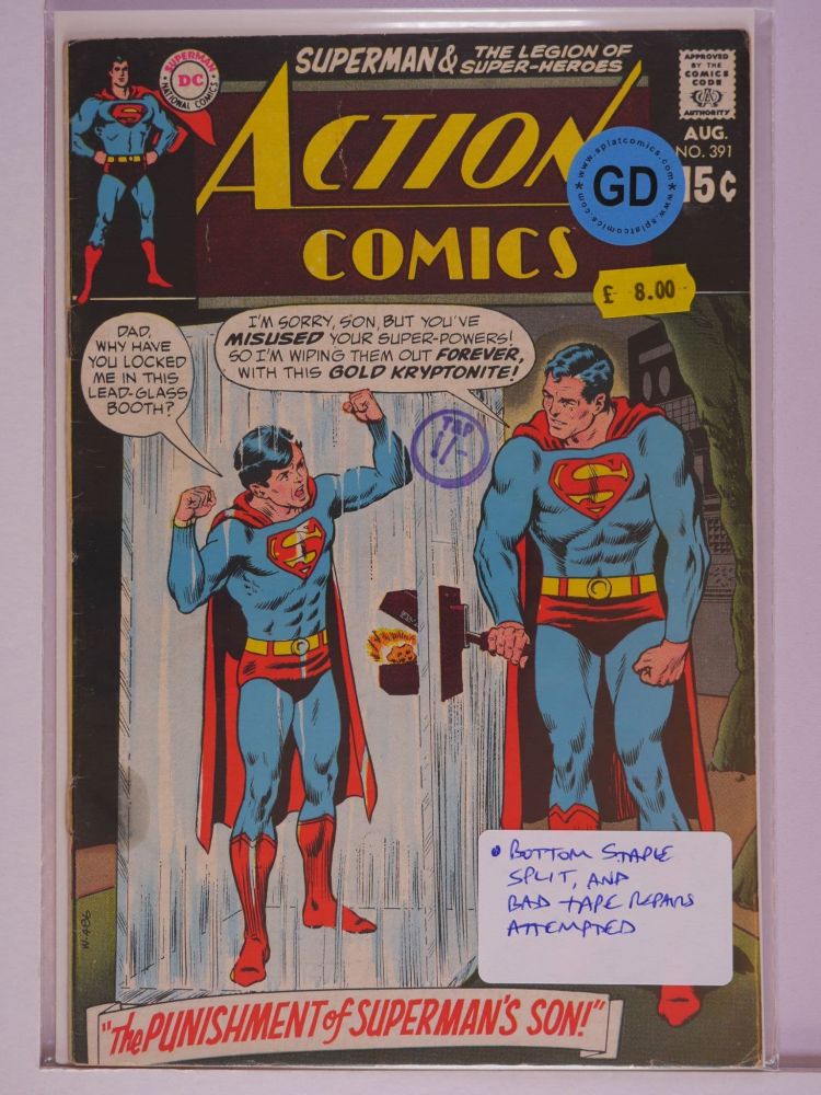ACTION COMICS (1938) Volume 1: # 0391 GD
