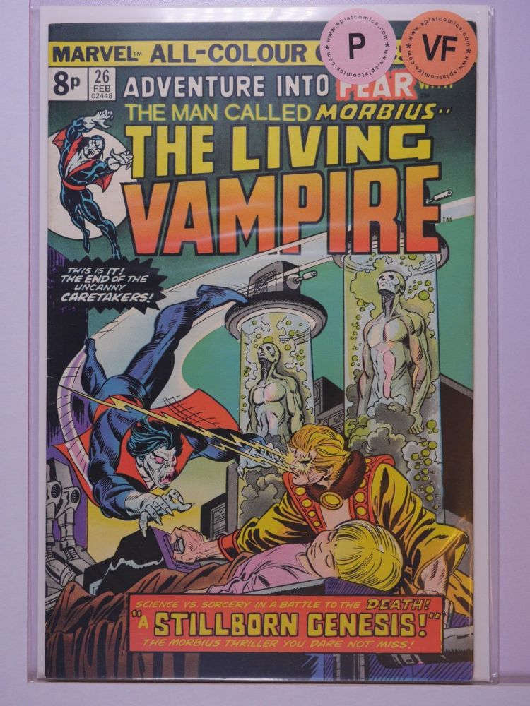 ADVENTURE INTO FEAR (1970) Volume 1: # 0026 VF PENCE