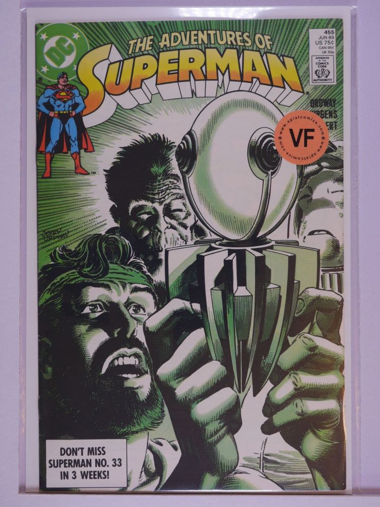 ADVENTURES OF SUPERMAN (1938) Volume 1: # 0455 VF
