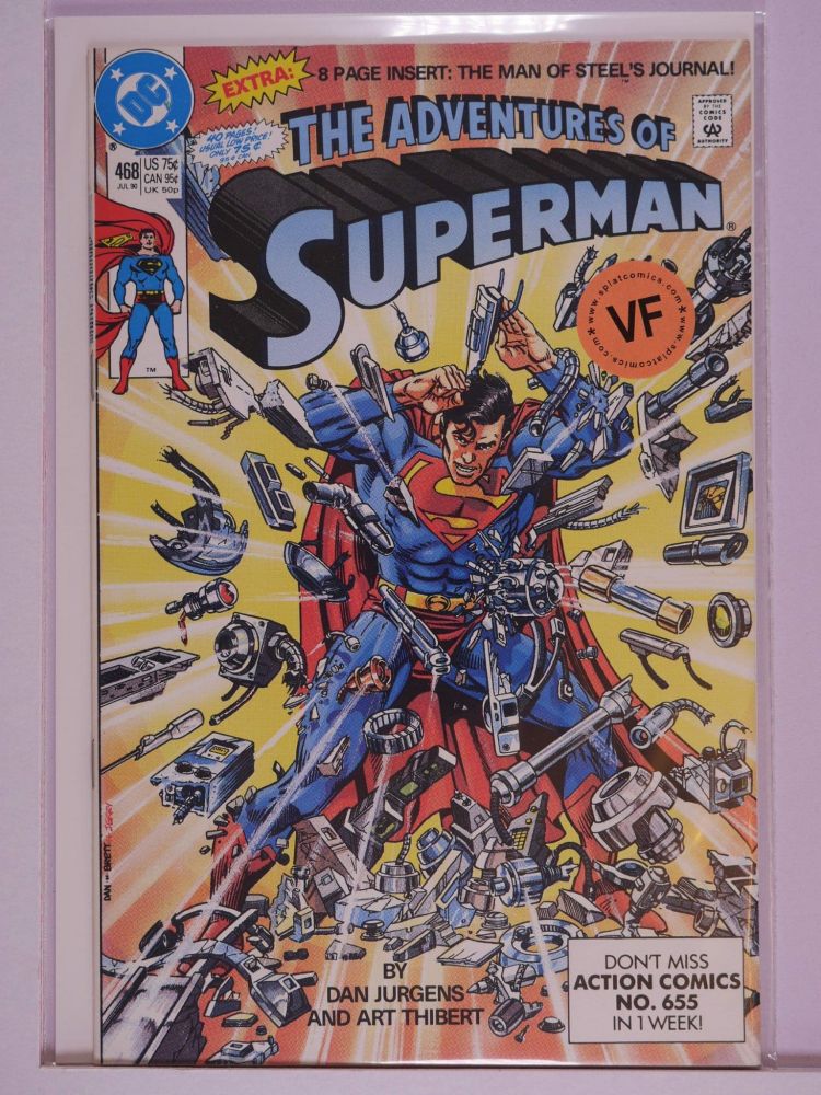 ADVENTURES OF SUPERMAN (1938) Volume 1: # 0468 VF