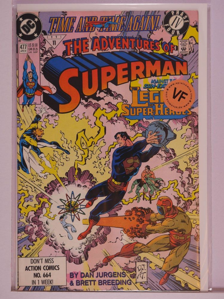ADVENTURES OF SUPERMAN (1938) Volume 1: # 0477 VF