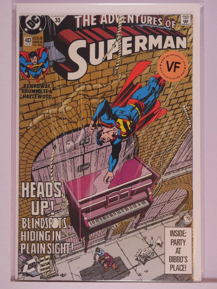 ADVENTURES OF SUPERMAN (1938) Volume 1: # 0483 VF