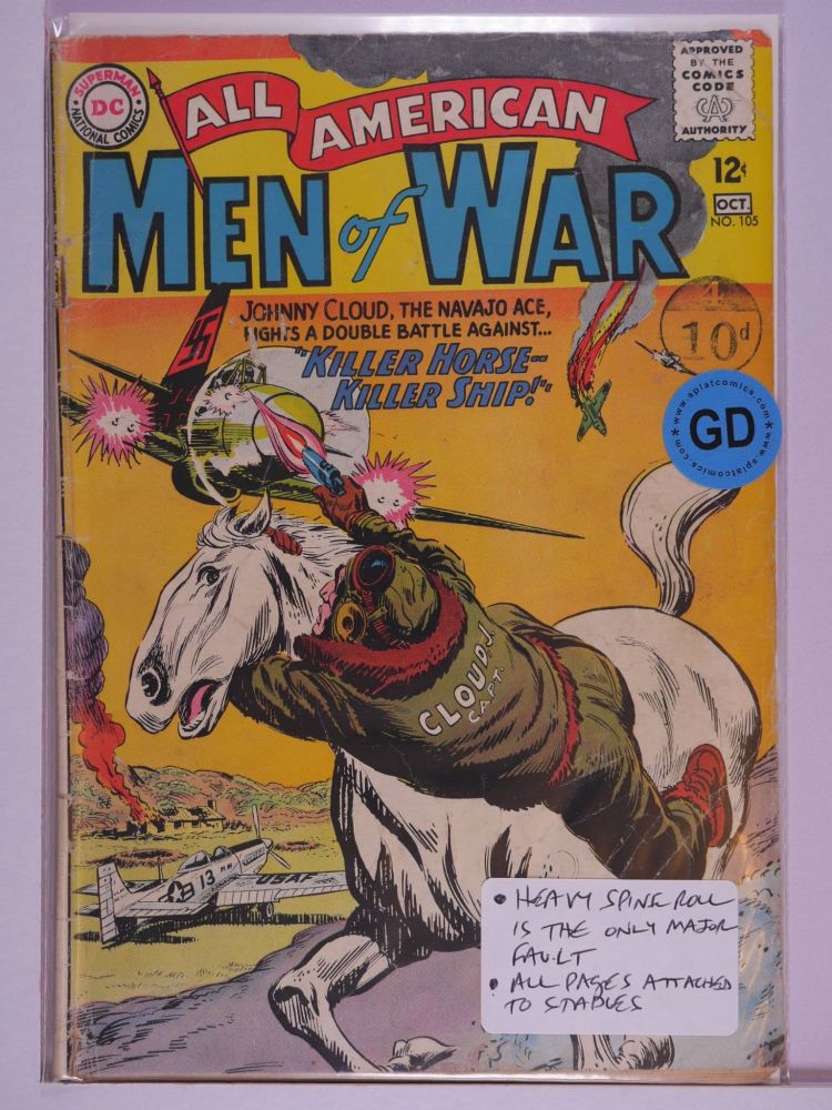 ALL AMERICAN MEN OF WAR (1952) Volume 1: # 0105 GD