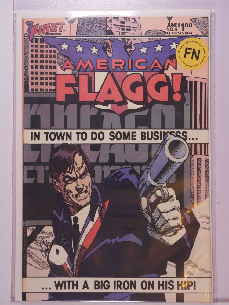 AMERICAN FLAGG (1983) Volume 1: # 0009 FN
