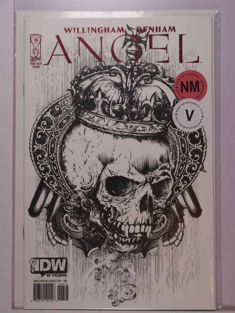 ANGEL / ANGEL AFTER THE FALL (2007) Volume 3: # 0028 NM RETAILER INCENTIVE SKULL COVER VARIANT