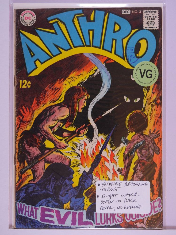 ANTHRO (1968) Volume 1: # 0003 VG
