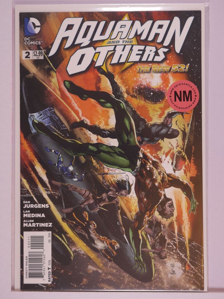 AQUAMAN AND THE OTHERS NEW 52 (2011) Volume 1: # 0002 NM
