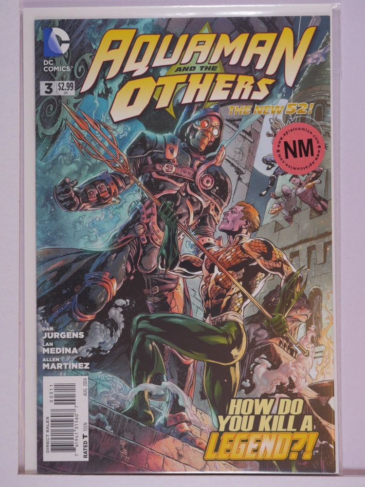AQUAMAN AND THE OTHERS NEW 52 (2011) Volume 1: # 0003 NM