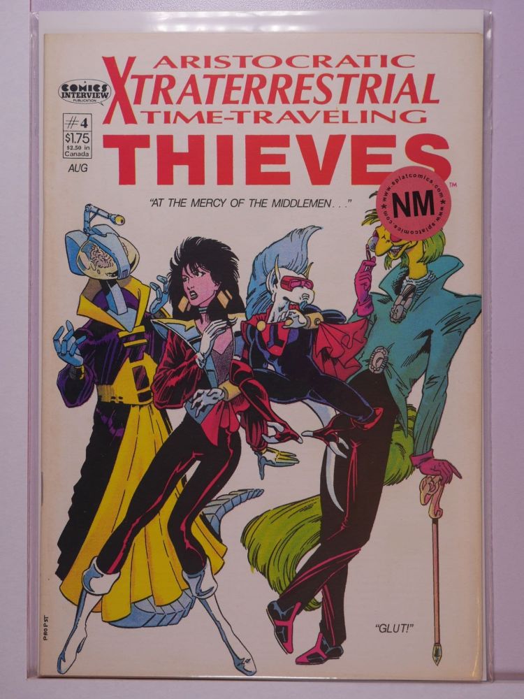 ARISTOCRATIC X-TRATERRESTRIAL TIME-TRAVELING THIEVES (1987) Volume 1: # 0004 NM