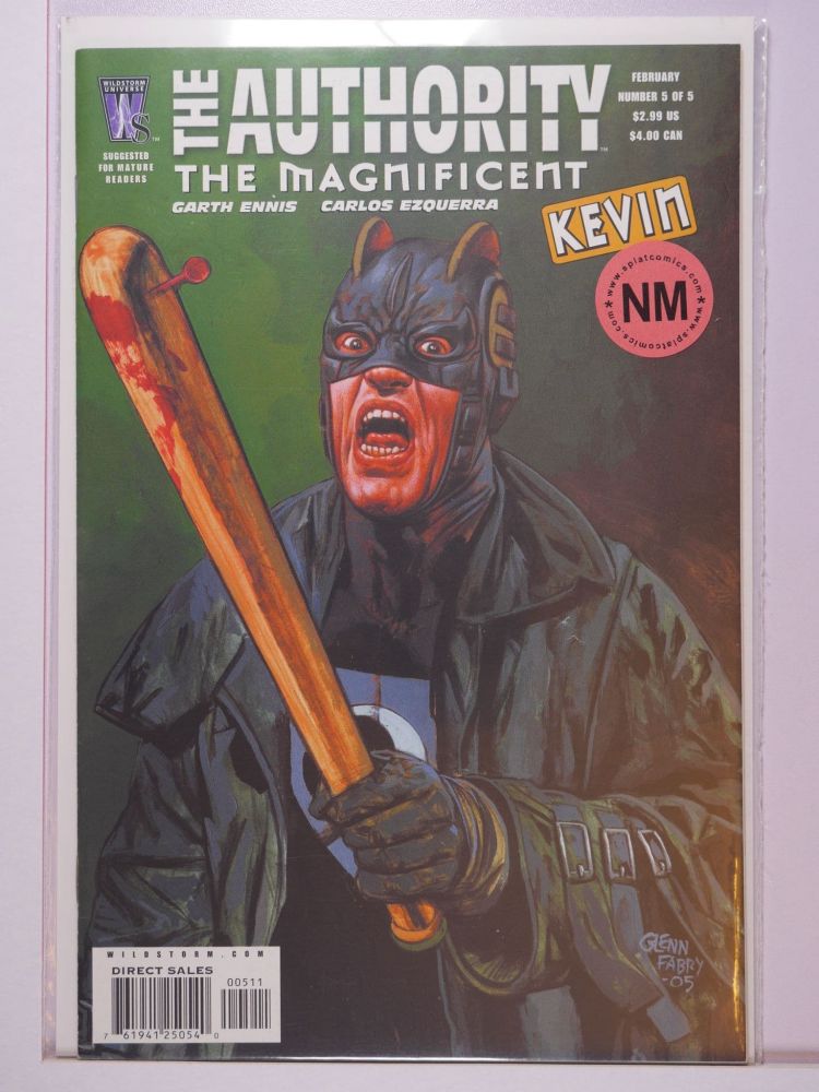 AUTHORITY THE MAGNIFICENT KEVIN (2005) Volume 1: # 0005 NM