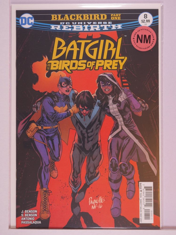 BATGIRL AND THE BIRDS OF PREY (2016) Volume 1: # 0008 NM