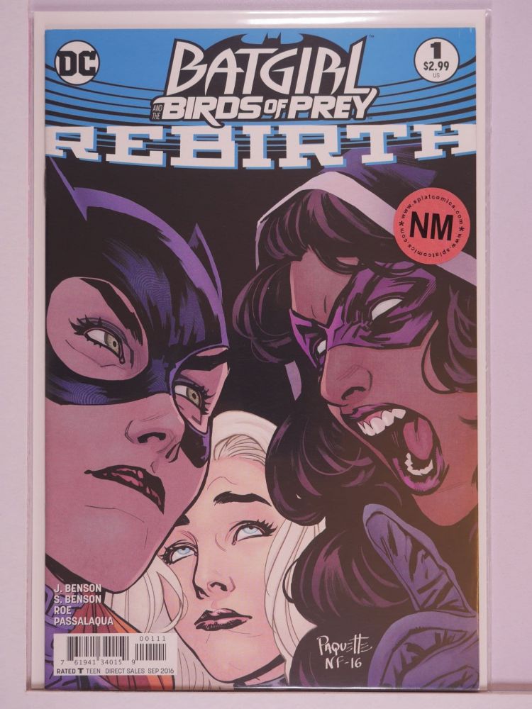 BATGIRL AND THE BIRDS OF PREY REBIRTH (2016) Volume 1: # 0001 NM