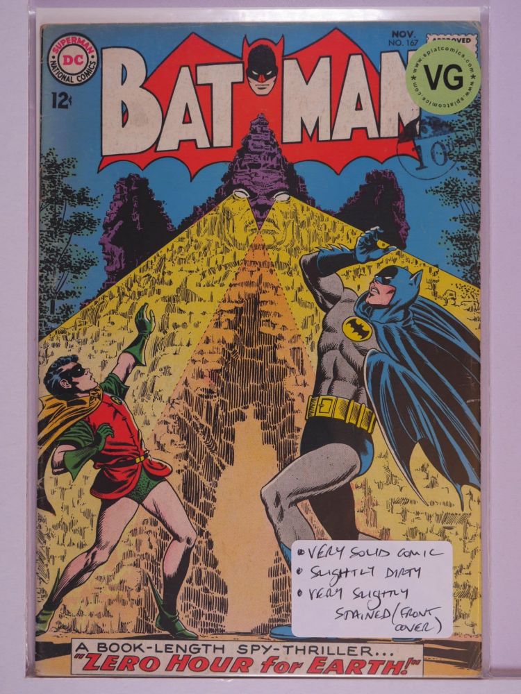 BATMAN (1940) Volume 1: # 0167 VG