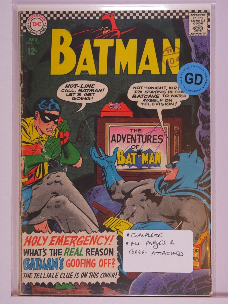 BATMAN (1940) Volume 1: # 0183 GD