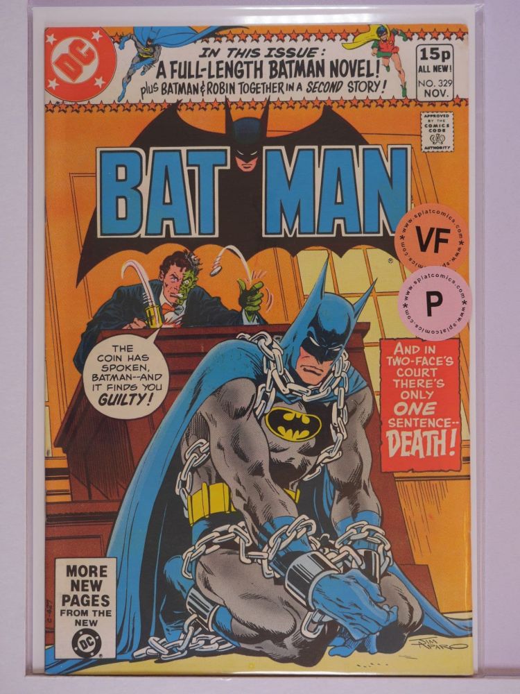 BATMAN (1940) Volume 1: # 0329 VF PENCE