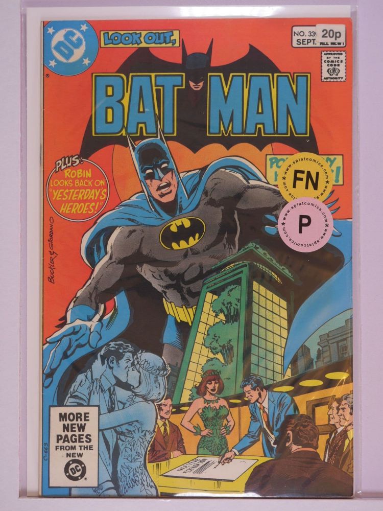 BATMAN (1940) Volume 1: # 0339 FN PENCE
