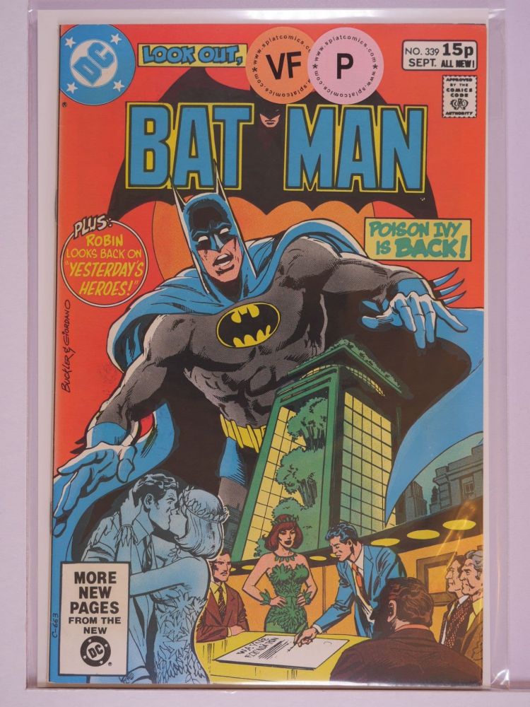 BATMAN (1940) Volume 1: # 0339 VF PENCE