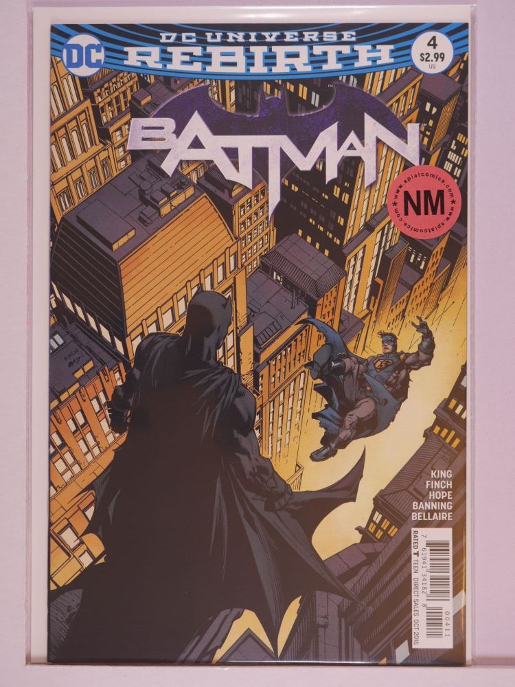 BATMAN (2016) Volume 3: # 0004 NM