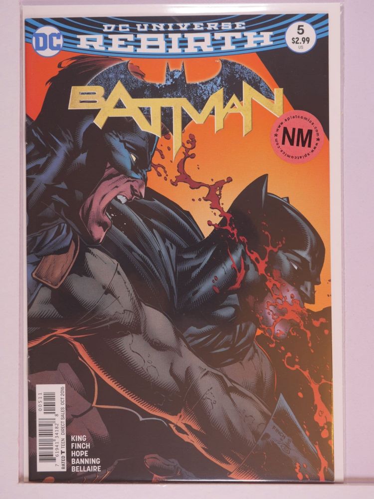 BATMAN (2016) Volume 3: # 0005 NM