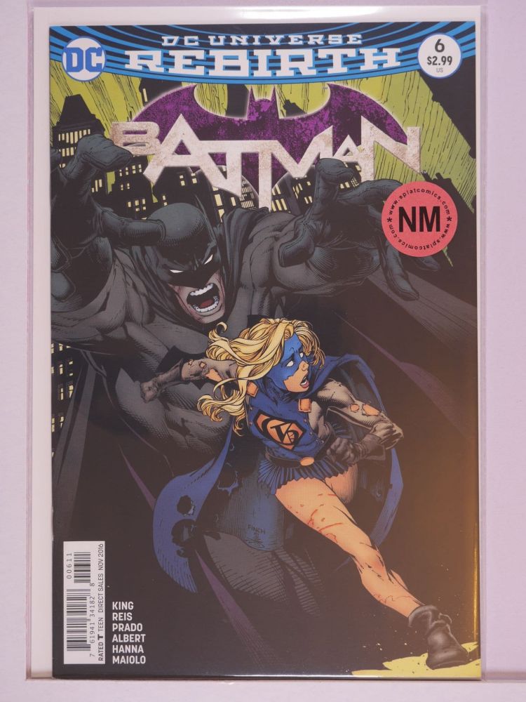 BATMAN (2016) Volume 3: # 0006 NM