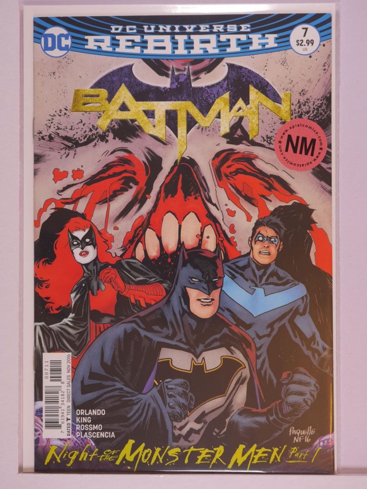 BATMAN (2016) Volume 3: # 0007 NM