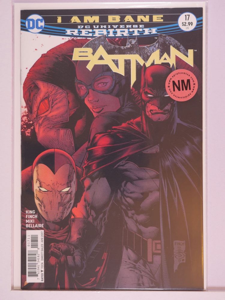 BATMAN (2016) Volume 3: # 0017 NM