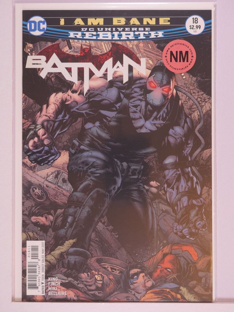 BATMAN (2016) Volume 3: # 0018 NM