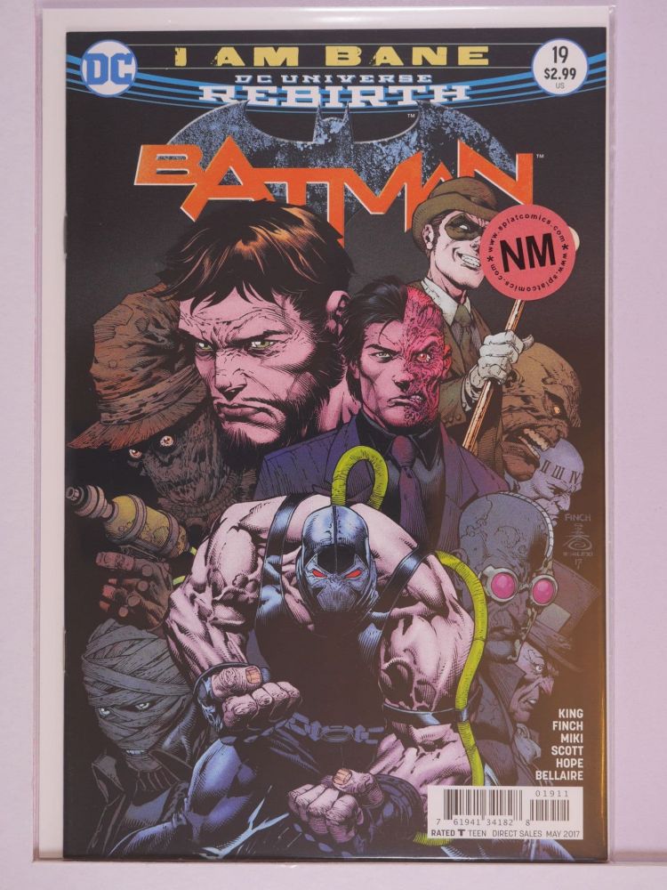 BATMAN (2016) Volume 3: # 0019 NM