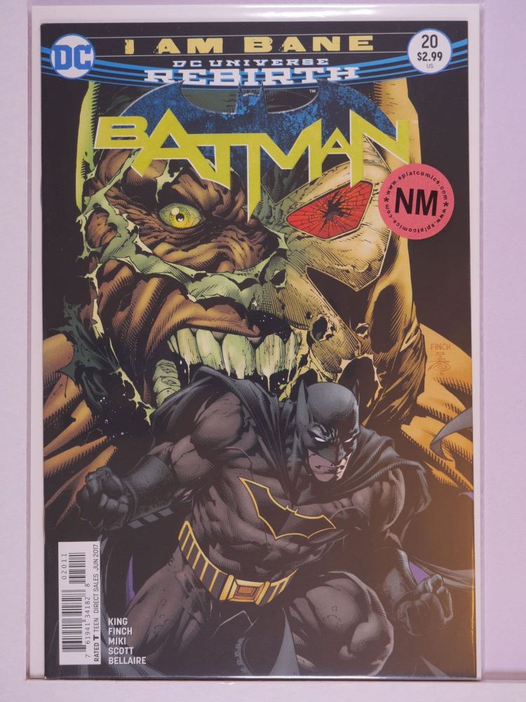 BATMAN (2016) Volume 3: # 0020 NM