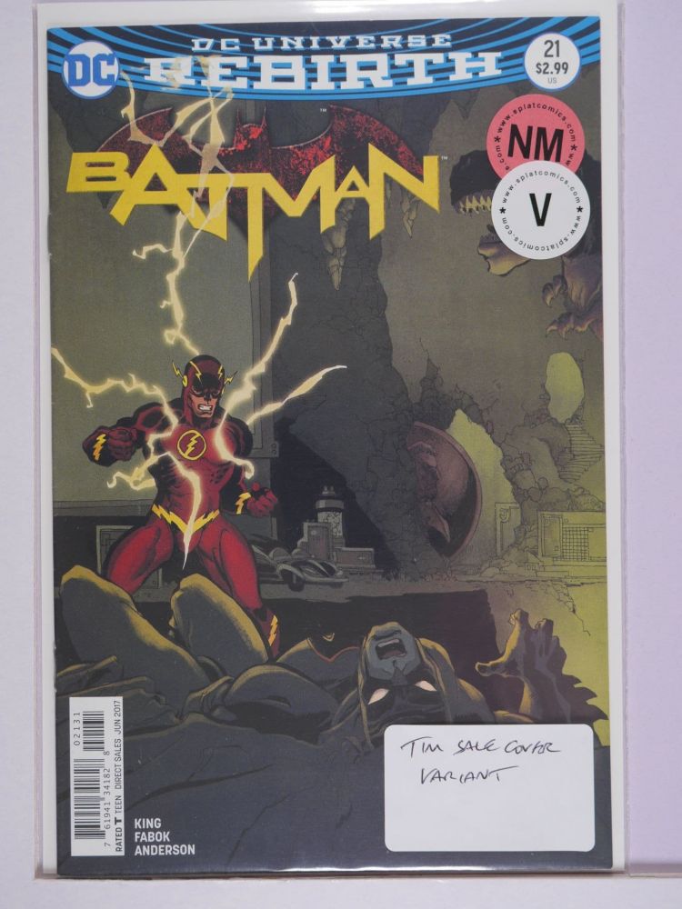 BATMAN (2016) Volume 3: # 0021 NM TIM SALE COVER VARIANT