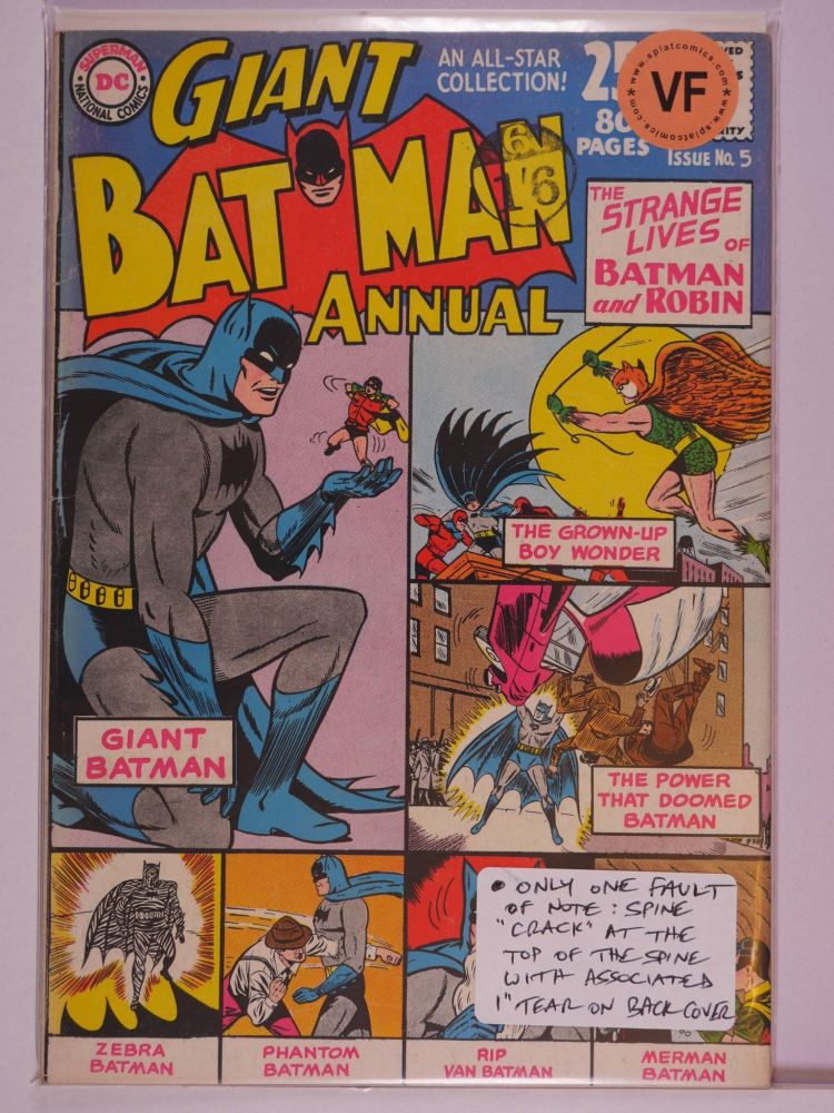 BATMAN ANNUAL (1961) Volume 1: # 0005 VF