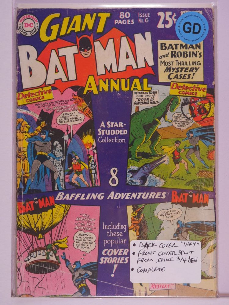BATMAN ANNUAL (1961) Volume 1: # 0006 GD