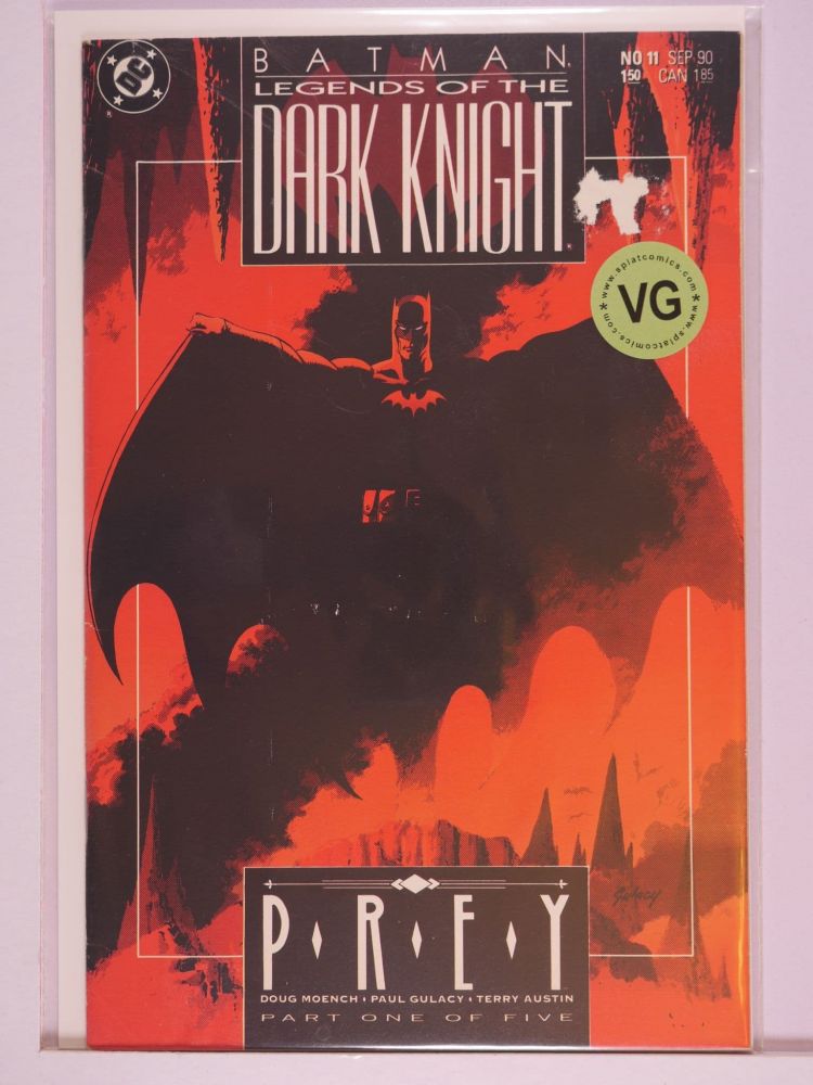 BATMAN LEGENDS OF THE DARK KNIGHT (1989) Volume 1: # 0011 VG